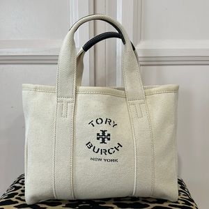Tory burch canvas small tote